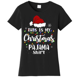 This Is My Christmas Pajama Funny Xmas Pjs Women's T-Shirt