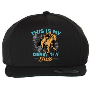 This Is My Derby Day Dress Funny Horse Race Wool Snapback Cap