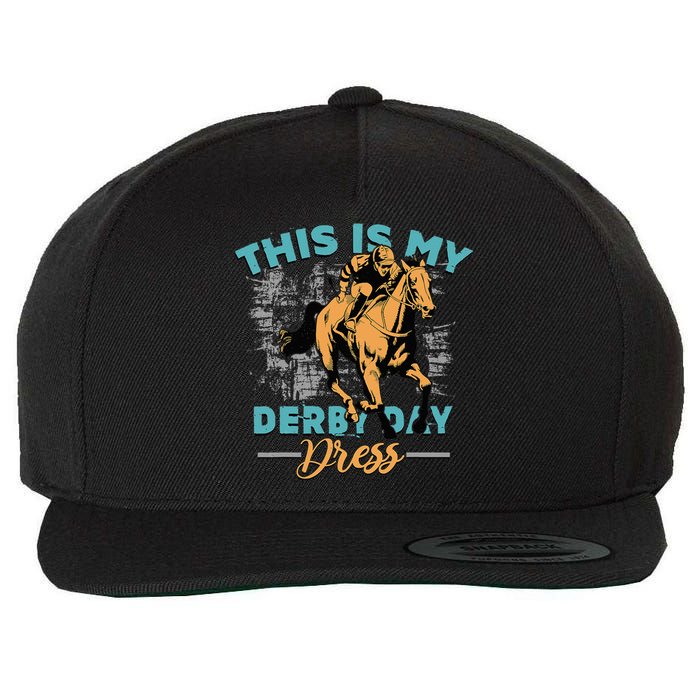 This Is My Derby Day Dress Funny Horse Race Wool Snapback Cap