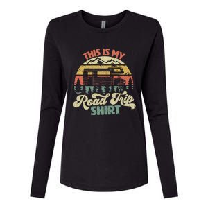 This Is My Road Trip Gift Family Retro Style Meaningful Gift Womens Cotton Relaxed Long Sleeve T-Shirt