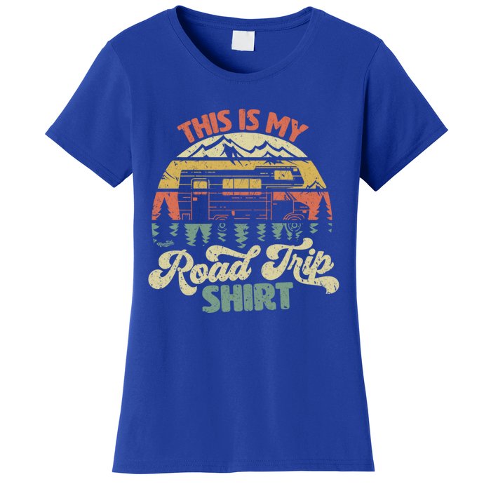 This Is My Road Trip Gift Family Retro Style Meaningful Gift Women's T-Shirt