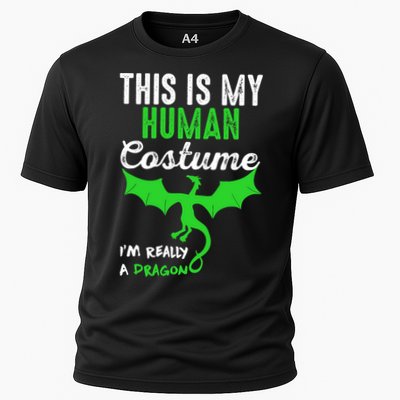 This Is My Human Costume Im Really A Dragon Halloween Performance Shirt