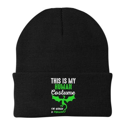 This Is My Human Costume Im Really A Dragon Halloween Beanie