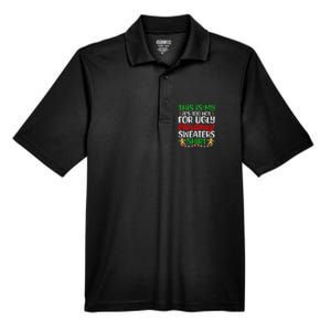 This Is My ItS Too Hot For Ugly Christmas Sweaters Men's Origin Performance Pique Polo