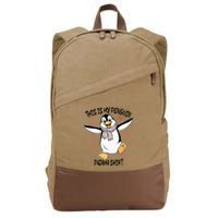 This Is My Penguin Pajama Penguin Lover Cotton Canvas Backpack