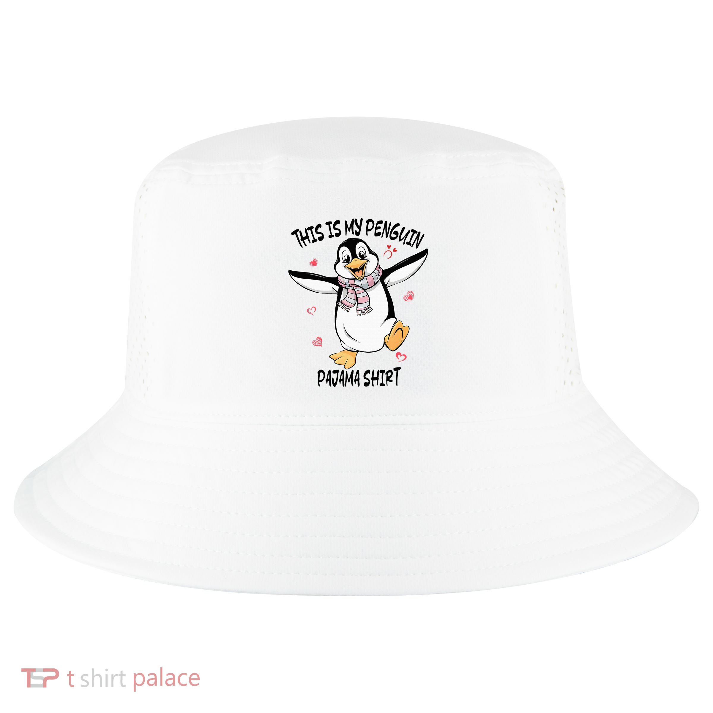 This Is My Penguin Pajama Penguin Lover Cool Comfort Performance Bucket Hat