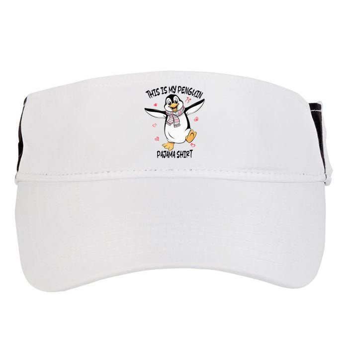 This Is My Penguin Pajama Penguin Lover Adult Drive Performance Visor