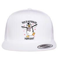 This Is My Penguin Pajama Penguin Lover Flat Bill Trucker Hat