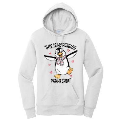 This Is My Penguin Pajama Penguin Lover Women's Pullover Hoodie