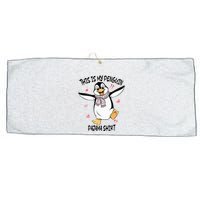 This Is My Penguin Pajama Penguin Lover Large Microfiber Waffle Golf Towel