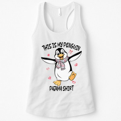This Is My Penguin Pajama Penguin Lover Womens Tank Top
