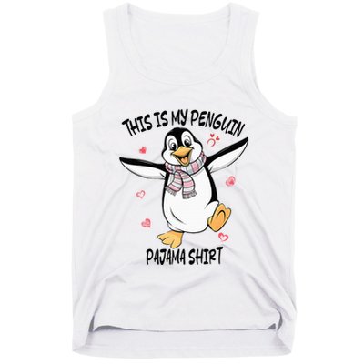 This Is My Penguin Pajama Penguin Lover Tank Top