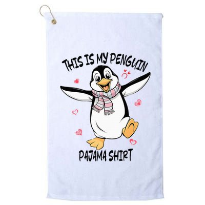 This Is My Penguin Pajama Penguin Lover Golf Towel