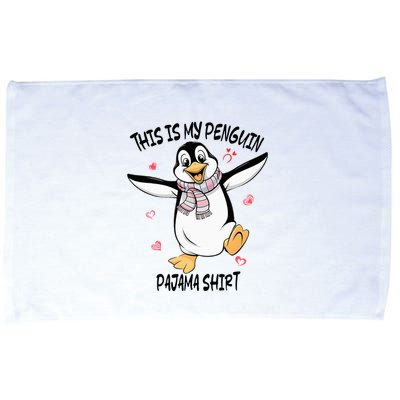 This Is My Penguin Pajama Penguin Lover Microfiber Hand Towel