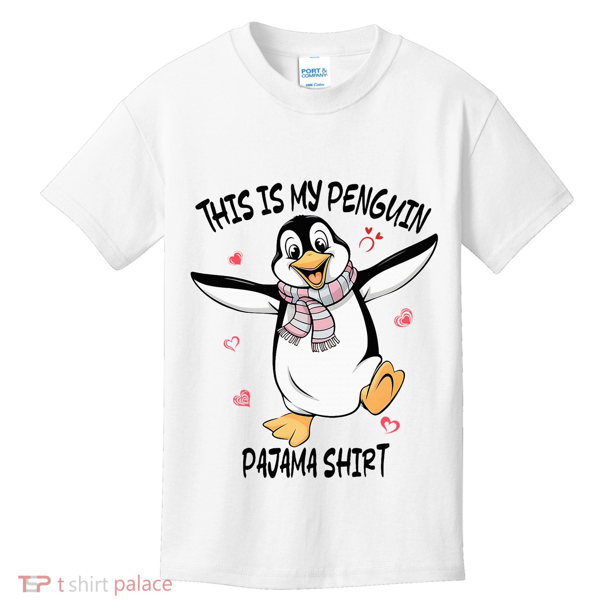 This Is My Penguin Pajama Penguin Lover Kids T-Shirt
