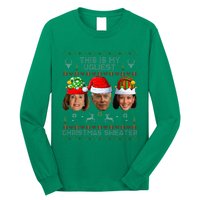 This Is My Ugliest Christmas Sweater Funny Joe Biden Kamala Long Sleeve Shirt