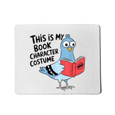 This Is My Book Character Costume Pigeon Reading Mousepad