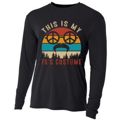 This Is My 70s Costume Funny Vintage Outfit Cooling Performance Long Sleeve Crew