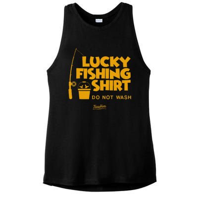 This Is My Lucky Fishing Ladies PosiCharge Tri-Blend Wicking Tank