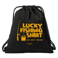 This Is My Lucky Fishing Drawstring Bag