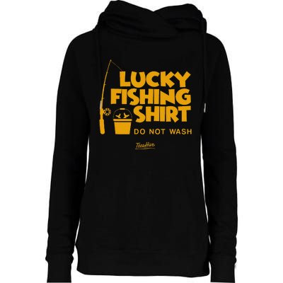 This Is My Lucky Fishing Womens Funnel Neck Pullover Hood