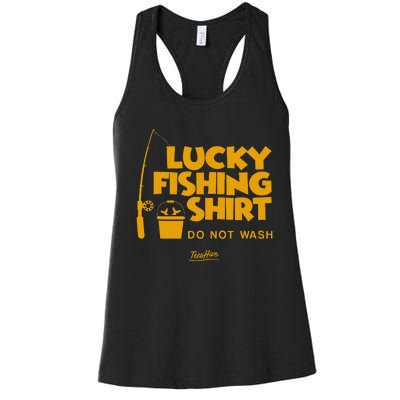 This Is My Lucky Fishing Women's Racerback Tank