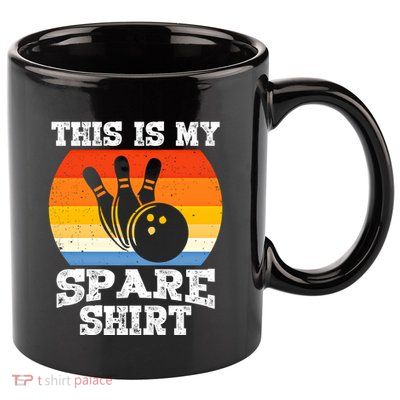 This Is My Spare Gift Funny Bowling Ball Pin Bowler Bowling Gift 11oz C Handle Ceramic Mug