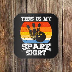 This Is My Spare Gift Funny Bowling Ball Pin Bowler Bowling Gift Coaster