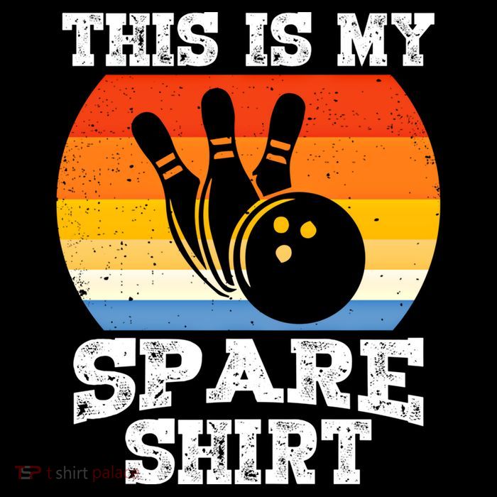 This Is My Spare Gift Funny Bowling Ball Pin Bowler Bowling Gift Flatbill Hat