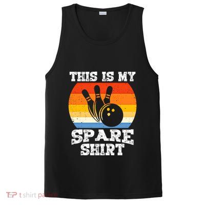 This Is My Spare Gift Funny Bowling Ball Pin Bowler Bowling Gift PosiCharge Competitor Tank