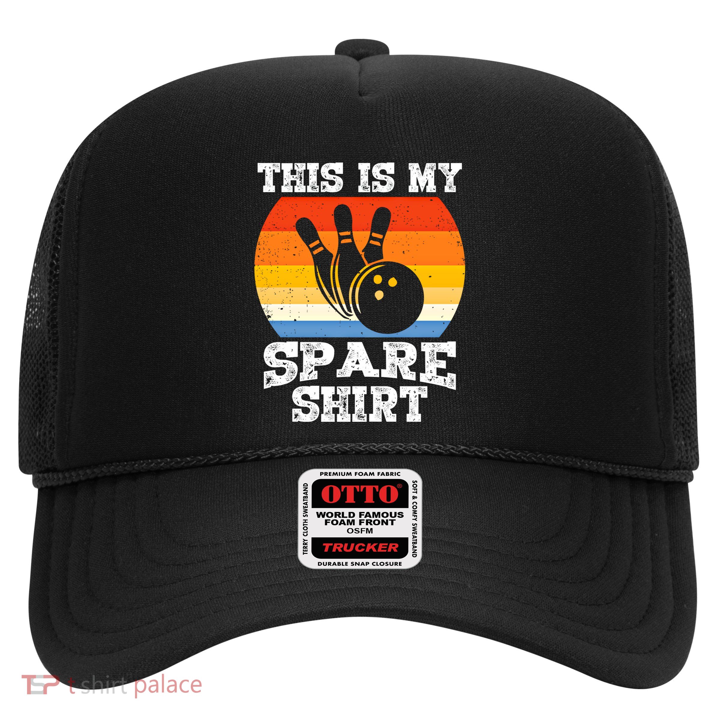 This Is My Spare Gift Funny Bowling Ball Pin Bowler Bowling Gift Trucker Hat