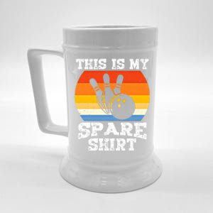 This Is My Spare Gift Funny Bowling Ball Pin Bowler Bowling Gift Beer Stein