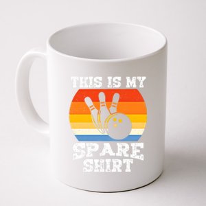 This Is My Spare Gift Funny Bowling Ball Pin Bowler Bowling Gift Coffee Mug