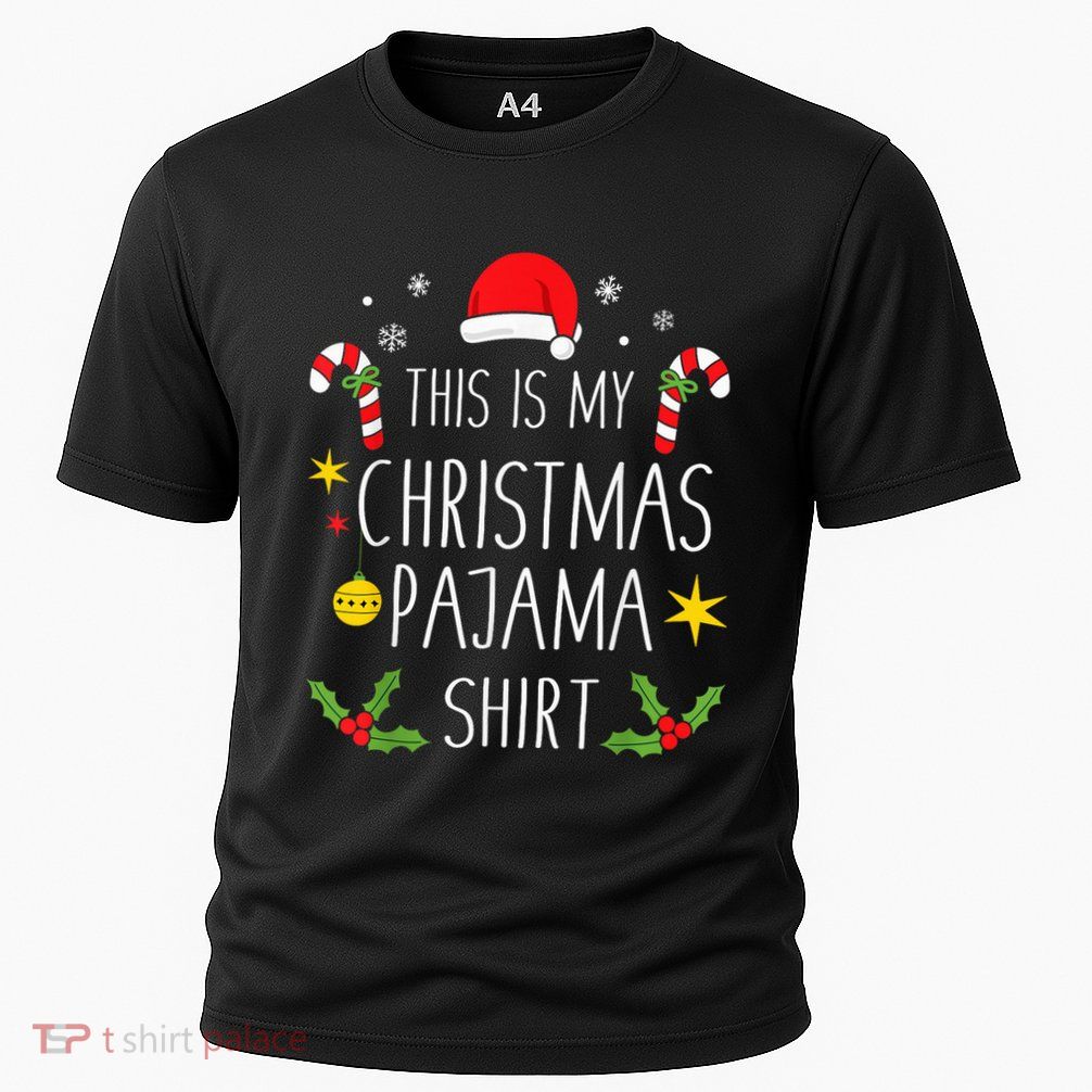 This is my christmas pajama or pj for xmas movies Performance Shirt