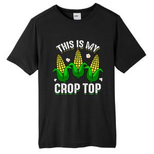 This Is My Retro Crop Top Corny Funny Corn Halloween Bday Tall Fusion ChromaSoft Performance T-Shirt