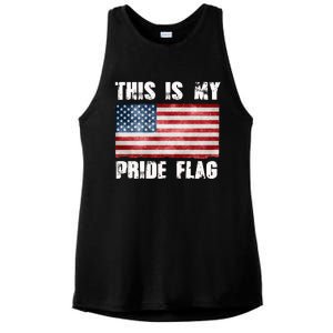 This Is My Pride Flag Ladies PosiCharge Tri-Blend Wicking Tank