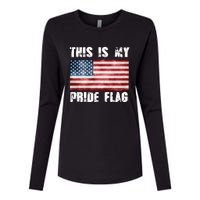 This Is My Pride Flag Womens Cotton Relaxed Long Sleeve T-Shirt