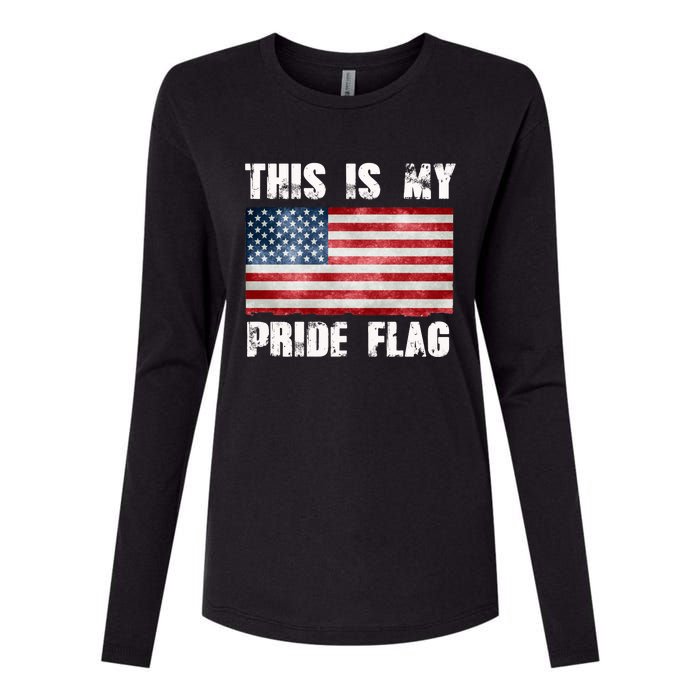 This Is My Pride Flag Womens Cotton Relaxed Long Sleeve T-Shirt