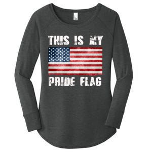 This Is My Pride Flag Women's Perfect Tri Tunic Long Sleeve Shirt