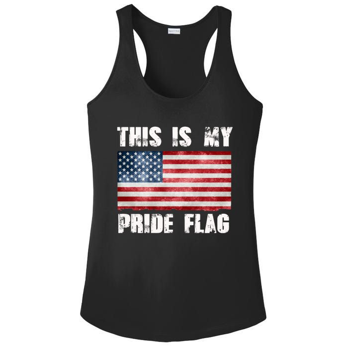 This Is My Pride Flag Ladies PosiCharge Competitor Racerback Tank