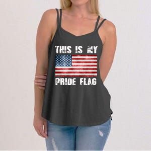 This Is My Pride Flag Women's Strappy Tank