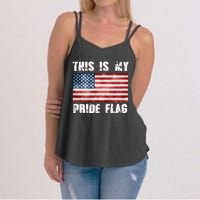 This Is My Pride Flag Women's Strappy Tank