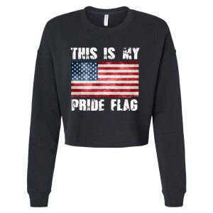 This Is My Pride Flag Cropped Pullover Crew