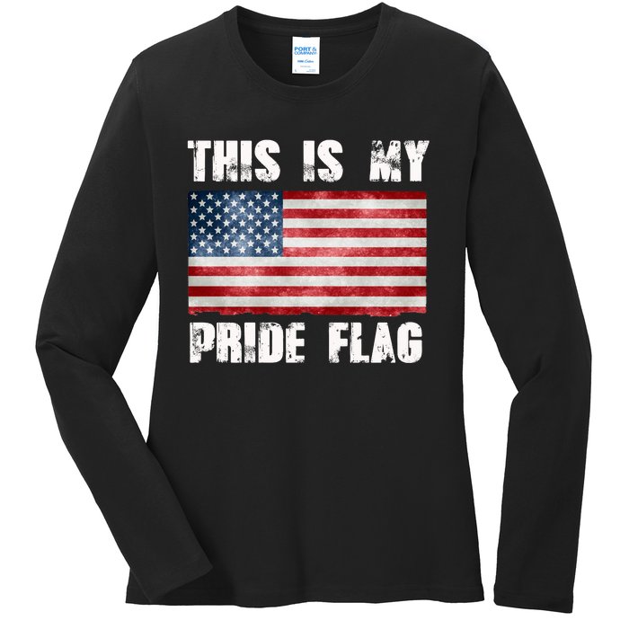 This Is My Pride Flag Ladies Long Sleeve Shirt