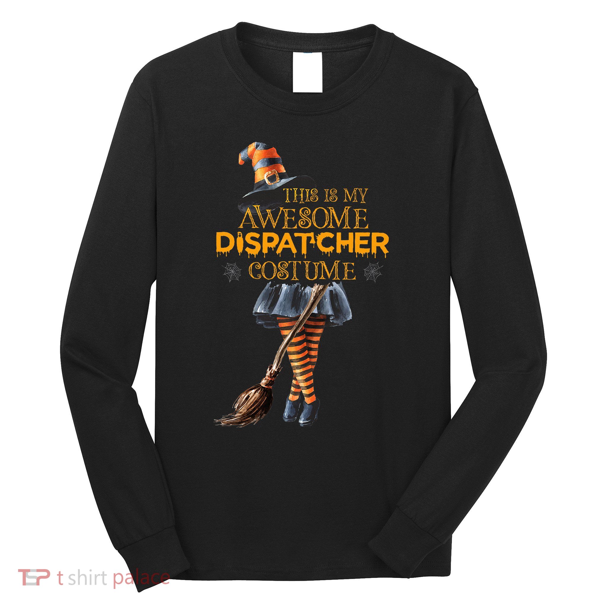 This Is My Halloween Dispatcher 911 Costume Women Dispatch Long Sleeve Shirt