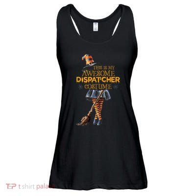 This Is My Halloween Dispatcher 911 Costume Women Dispatch Ladies Essential Flowy Tank