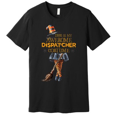 This Is My Halloween Dispatcher 911 Costume Women Dispatch Premium T-Shirt