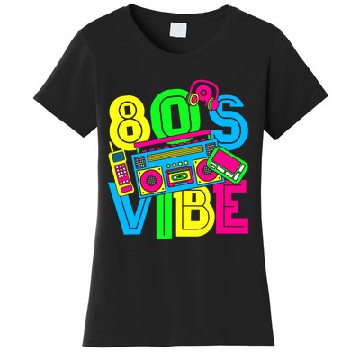 This Is My 80S Vibe 1980s Fashion 80s 90s Outfit Party Women's T-Shirt