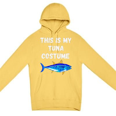 This Is My Tuna Costume Bluefin Tuna Fish Fishing Premium Pullover Hoodie