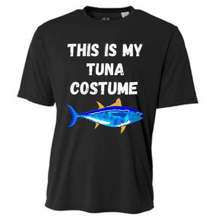 This Is My Tuna Costume Bluefin Tuna Fish Fishing Cooling Performance Crew T-Shirt